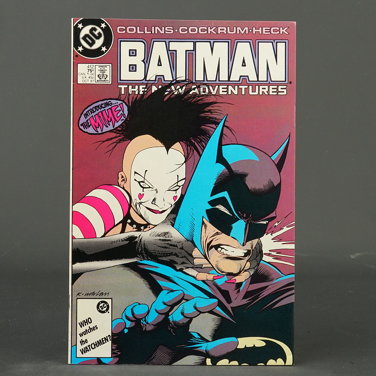 BATMAN #412 DC Comics 1987 (CA) Geiger (W) Collins (A) Cockrum 230915A