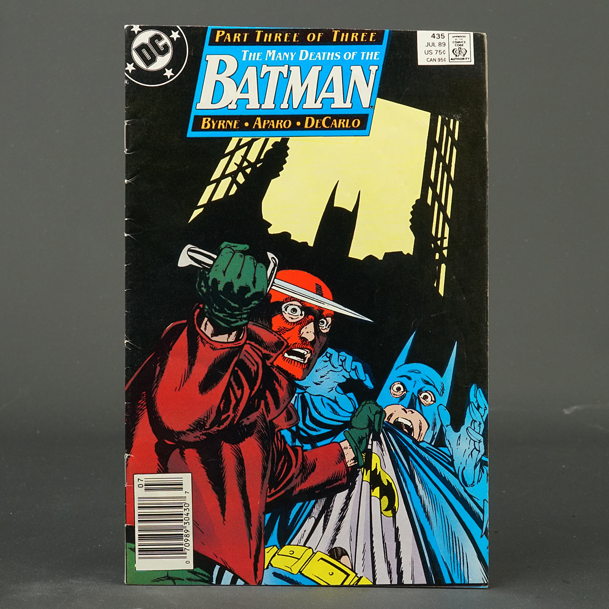 BATMAN #435 DC Comics 1989 (W/CA) Byrne (A) Aparo 230915A