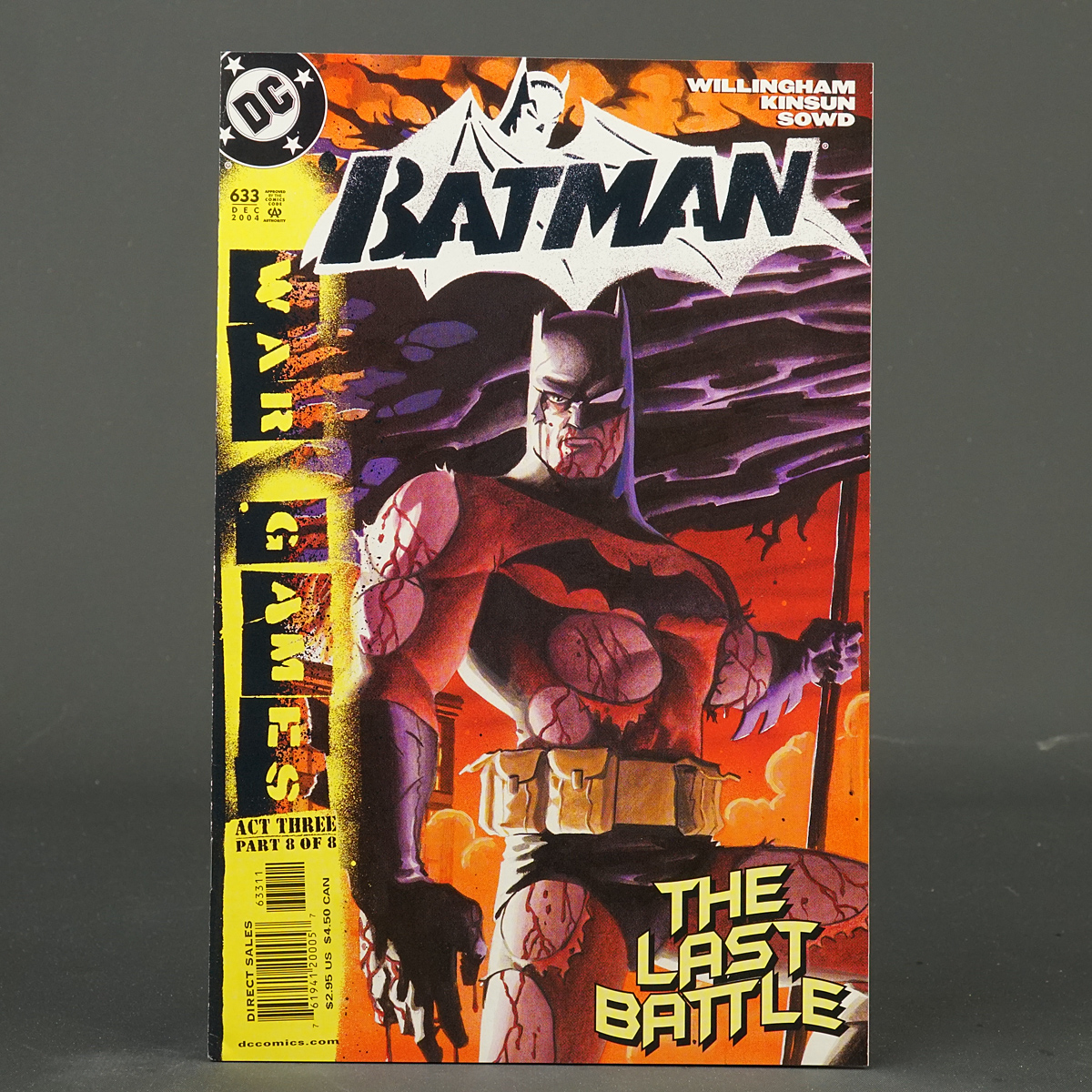 BATMAN #633 DC Comics 2004 (CA) Wagner (W) Willingham (A) Kinsun 230915A