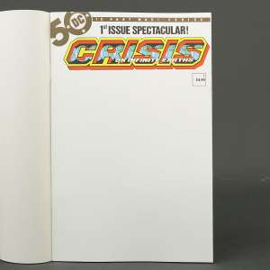 CRISIS ON INFINITE EARTHS #1 Facsimile Cvr C blank DC Comics 2024 0324DC133 1C