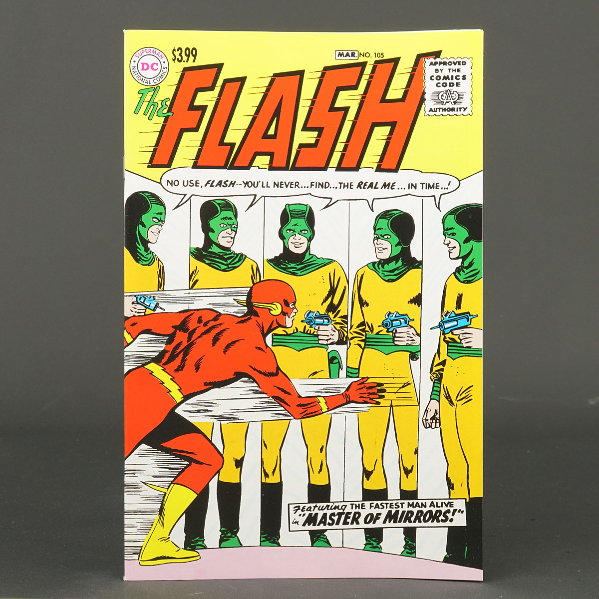 FLASH #105 Facsimile DC Comics 2023 ptg 0723DC205 (A/CA) Infantino + Giella (W) Broome