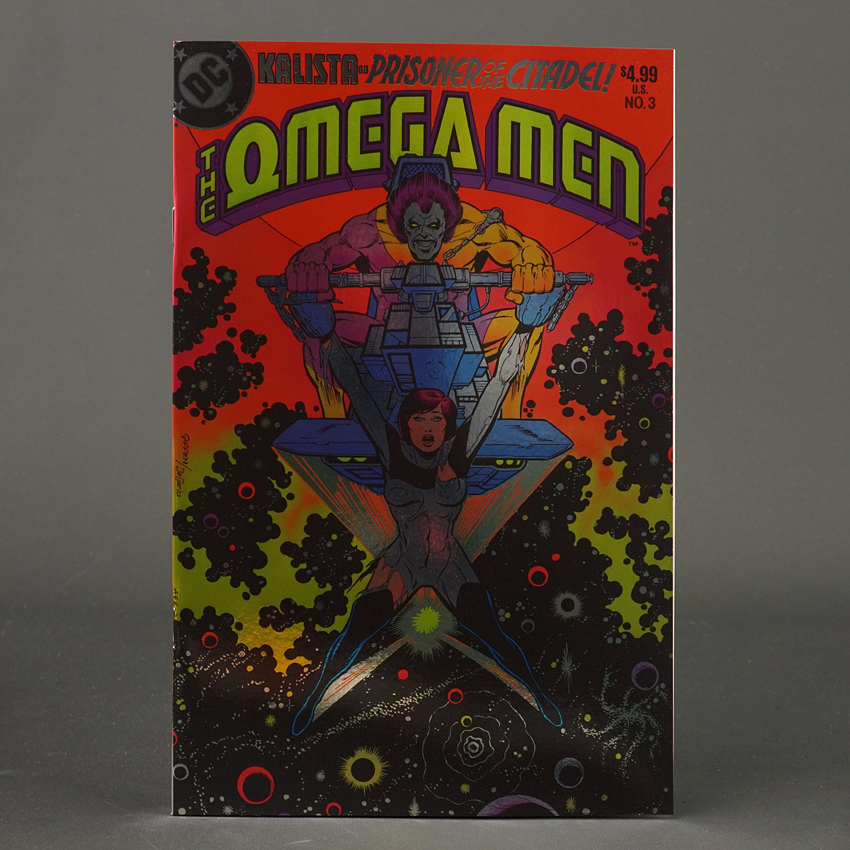 OMEGA MEN #3 Facsimile Edition FOIL DC Comics 2023 ptg 0623DC260 (CA) Giffen