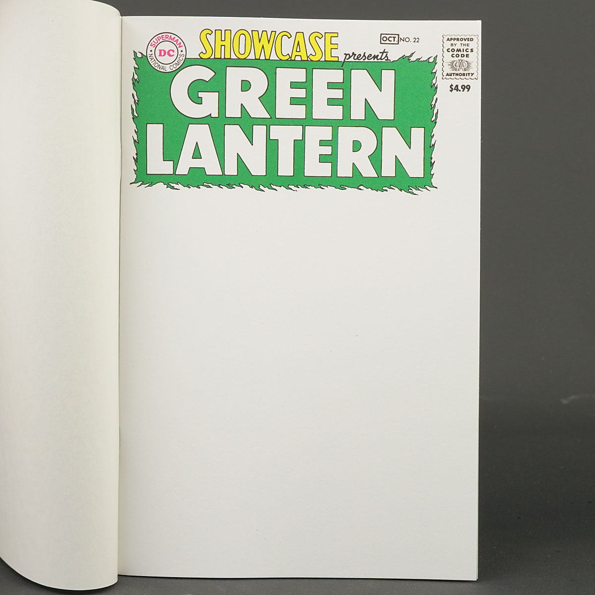 SHOWCASE #22 Facsimile Green Lantern Cvr B DC Comics 2024 ptg 0224DC169 Blank