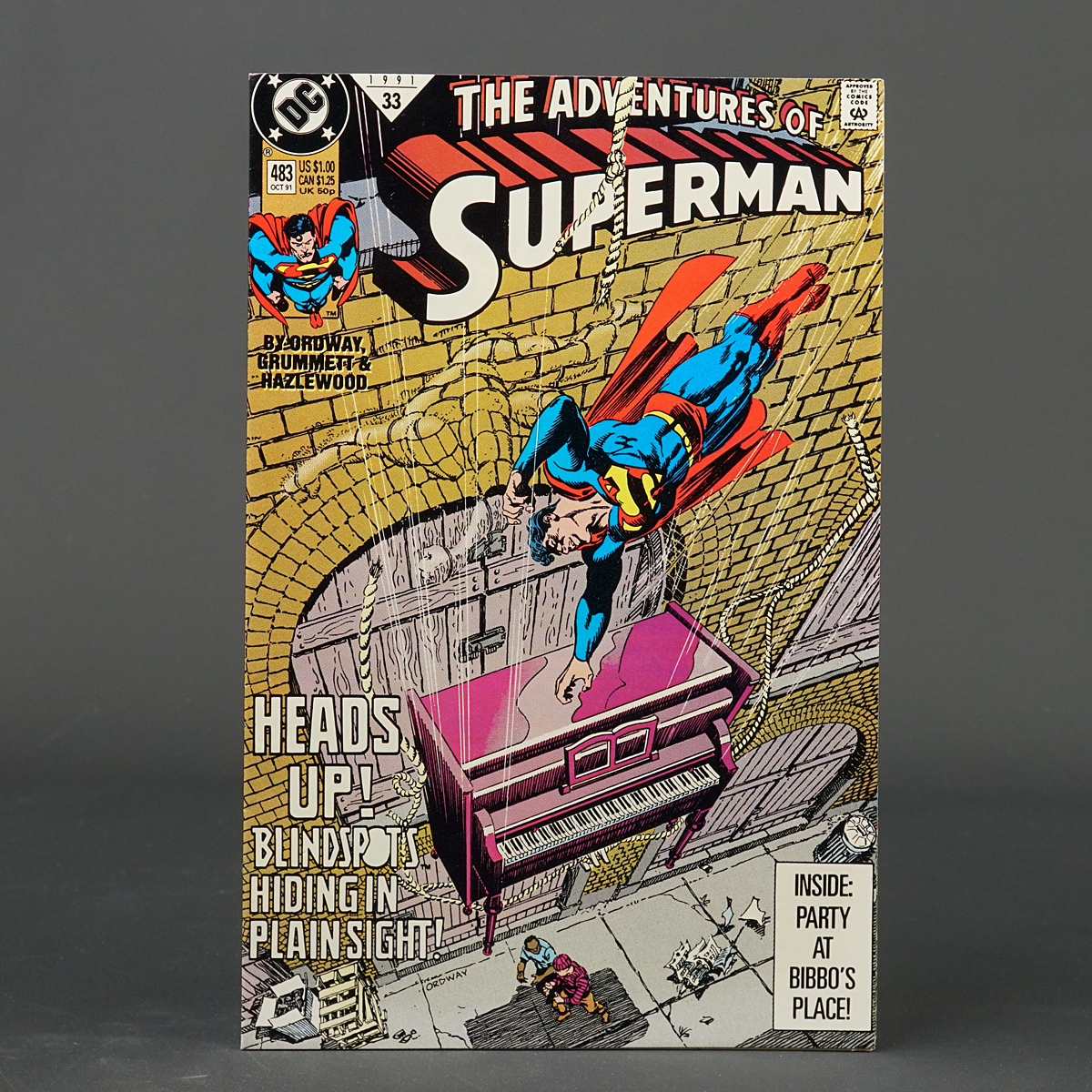 ADVENTURES OF SUPERMAN #483 DC Comics 1991 (CA) Ordway 230305A