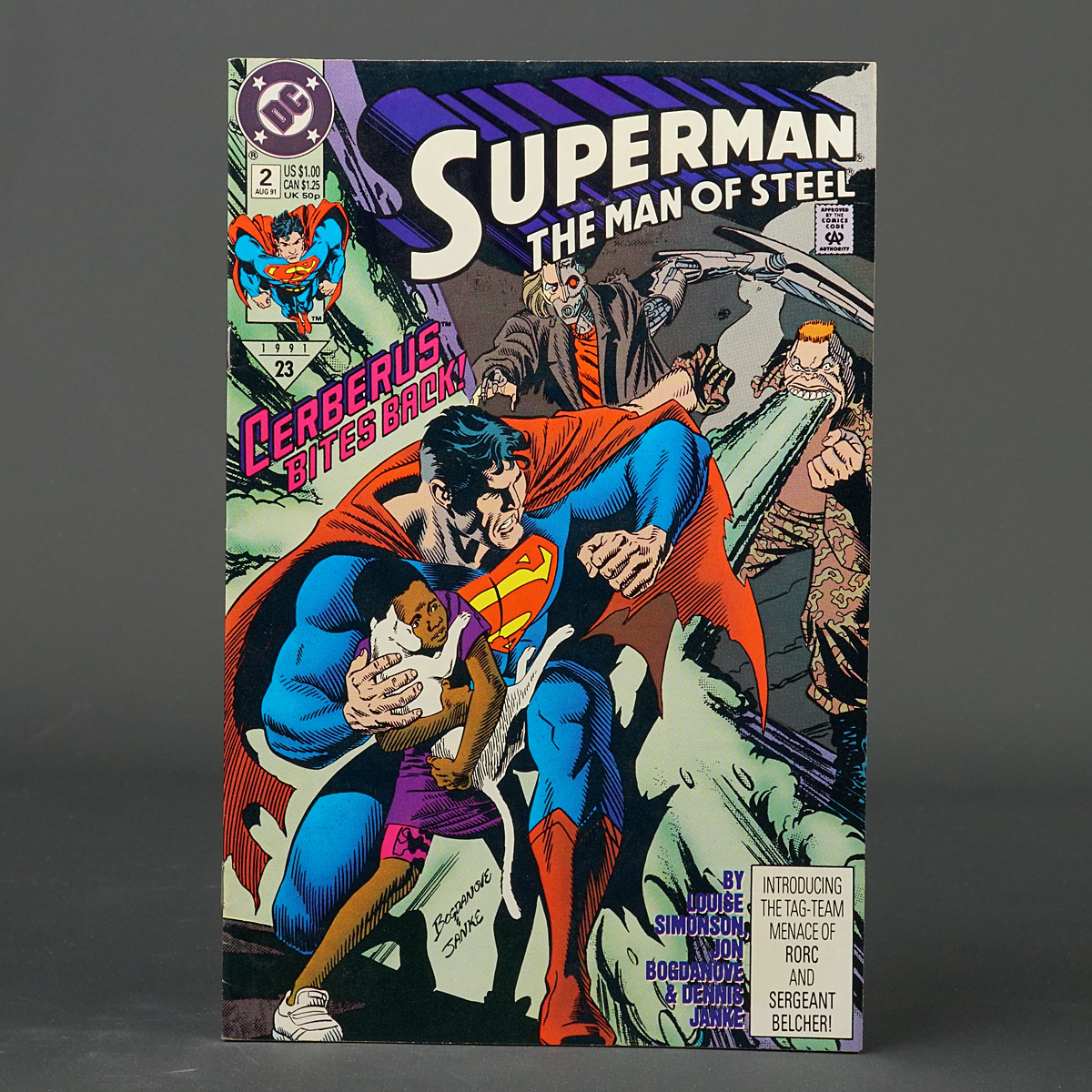 Superman MAN OF STEEL #2 DC Comics 1991 (A/CA) Bogdanove (W) Simonson 230305A