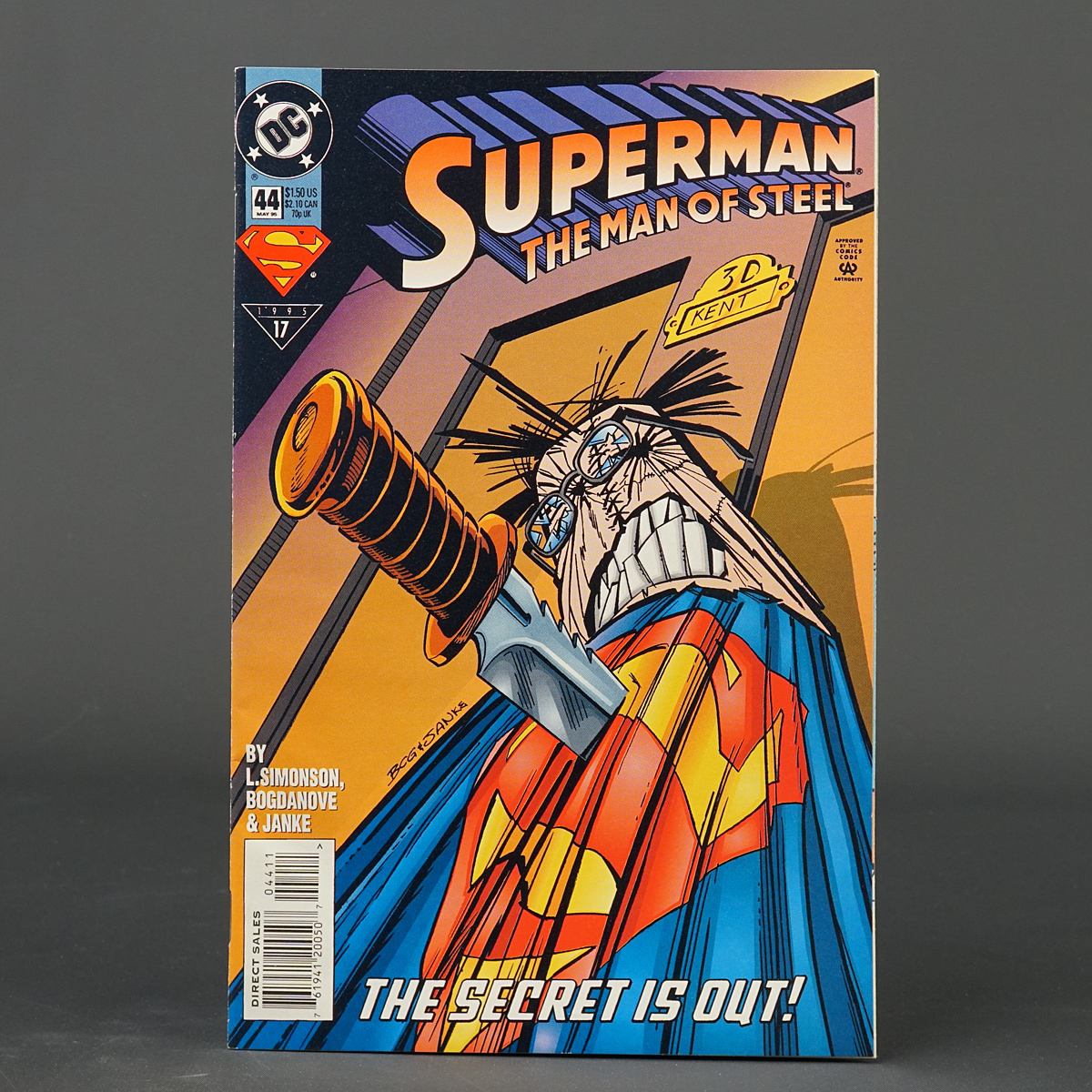 Superman MAN OF STEEL #44 DC Comics 1995 (A/CA) Bogdanove (W) Simonson 200610A