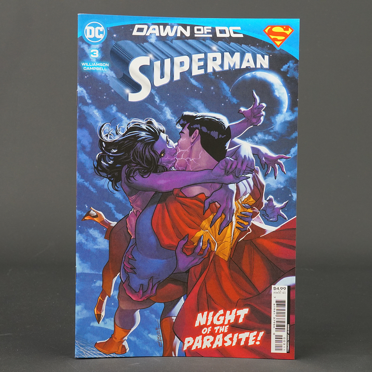 SUPERMAN #3 Cvr A DC Comics 2023 0223DC019 3A (W) Williamson (CA) Campbell