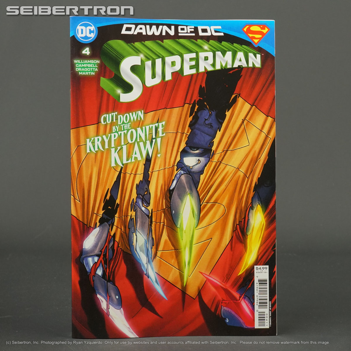 SUPERMAN #4 Cvr A DC Comics 2023 0323DC072 4A (W) Williamson (A/CA) Campbell