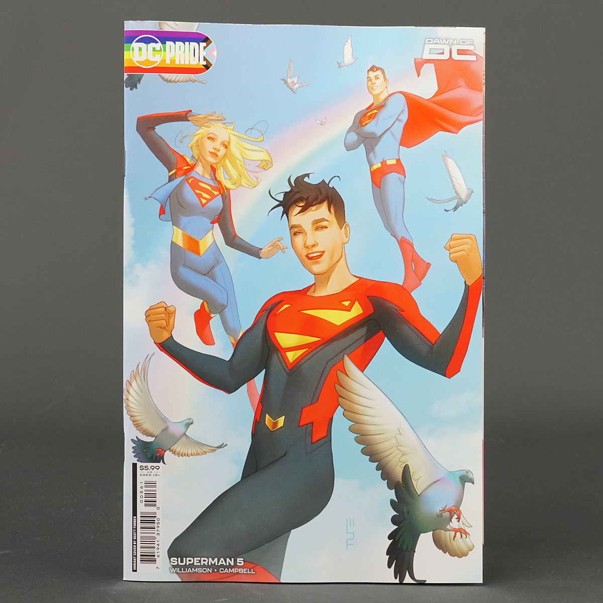 SUPERMAN #5 Cvr D Pride DC Comics 2023 0423DC045 5D (W) Williamson (CA) Forbes