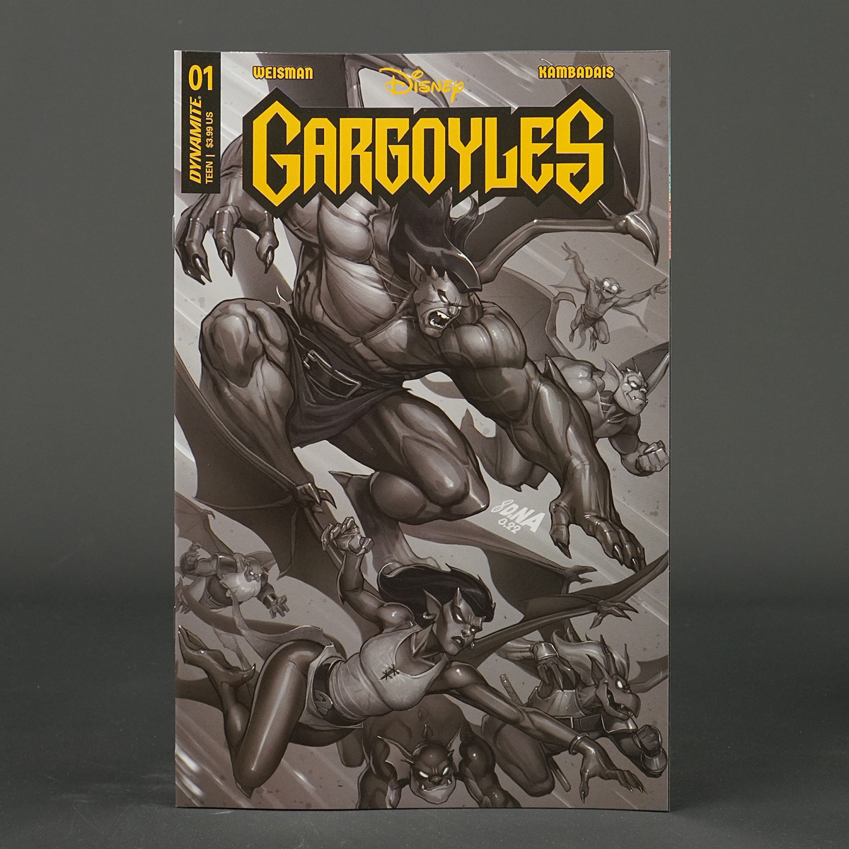 GARGOYLES #1 Cvr J 1:15 B&W Dynamite Comics 2022 OCT220551 1J (CA) Nakayama