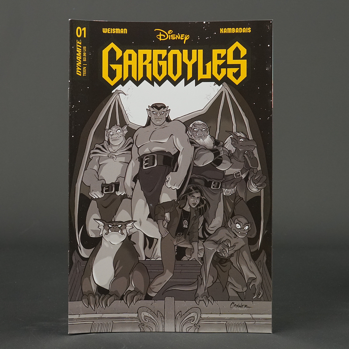 GARGOYLES #1 Cvr P 1:75 B&W Dynamite Comics 2022 Disney OCT220557 1P (CA) Conner