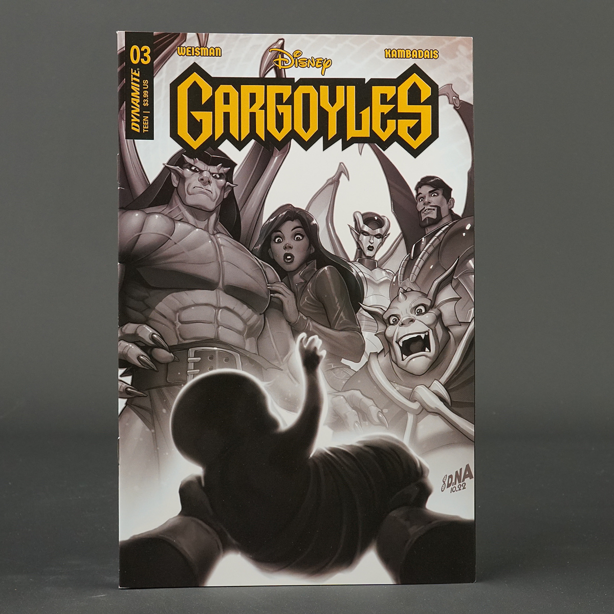 GARGOYLES #3 Cvr I 1:15 B&W Dynamite Comics Disney DEC220627 3I (CA) Nakayama