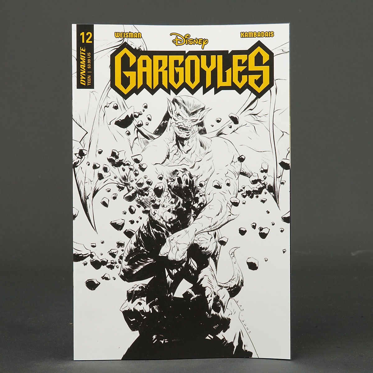 GARGOYLES #12 Cvr R FOC 1:7 line art Dynamite Comics DEC237793 12R (CA) Lee