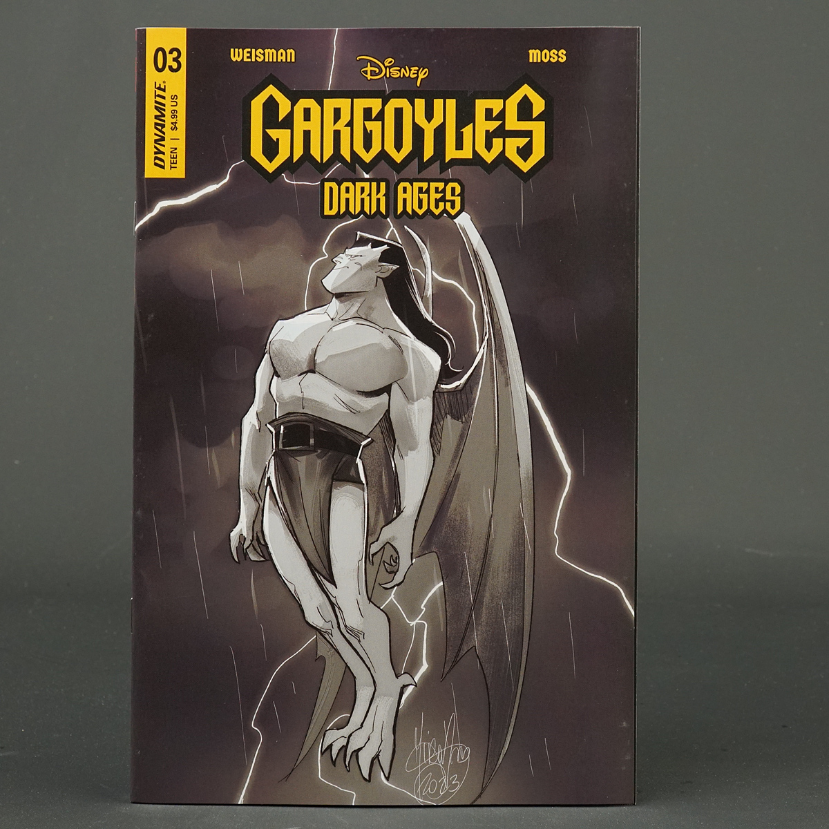 GARGOYLES DARK AGES #3 Cvr K 1:20 Dynamite Comics 2023 JUL230288 3K (CA) Andolfo