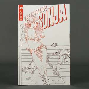 INVINCIBLE RED SONJA #9 Cvr I 1:25 Dynamite Comics 2022 DEC210650 9I (CA)Linsner