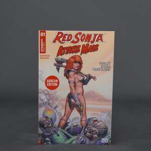 RED SONJA ATTACKS MARS #1 Ashcan Edition Dynamite Comics 2025 (CA) Linsner