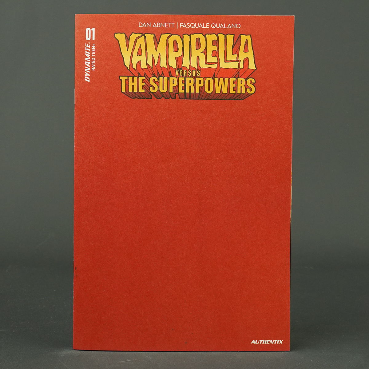 VAMPIRELLA vs SUPERPOWERS #1 Cvr U Dynamite Comics MAR238424 1U Blank Authentix