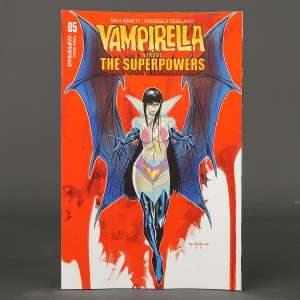 VAMPIRELLA vs SUPERPOWERS #5 Cvr E Dynamite Comics JUL230390 5E (CA) Qualano