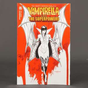 VAMPIRELLA vs SUPERPOWERS #5 Cvr H 1:10 Dynamite Comics JUL230393 5H (CA)Qualano