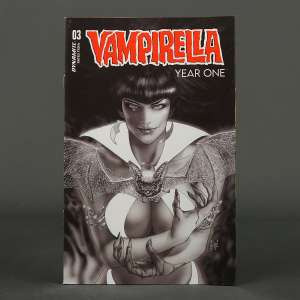 VAMPIRELLA YEAR ONE #3 Cvr Q 1:7 FOC Dynamite Comics 2022 JUL228502 3Q March