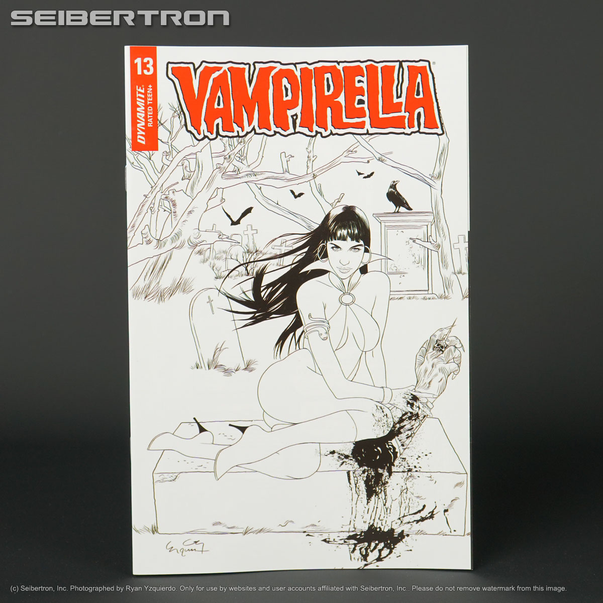 VAMPIRELLA #13 1:20 B&W incv Dynamite Comics JUN200715 (CA) Gunduz