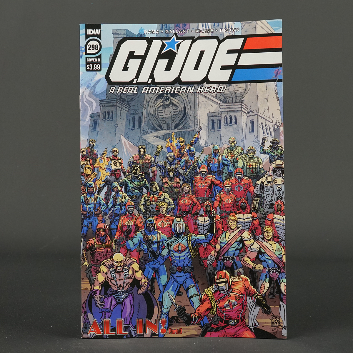 GI JOE Real American Hero #298 Cvr B IDW Comics 2022 JUL221613 298B (CA)Sullivan