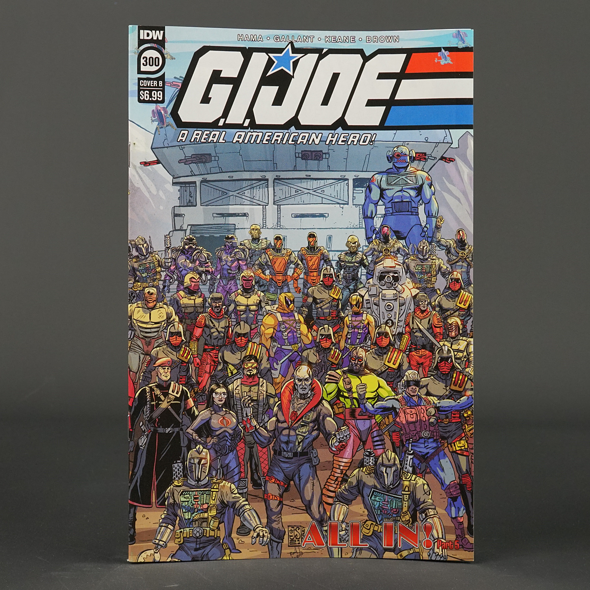 GI JOE Real American Hero #300 Cvr B IDW Comics 2022 SEP221680 300B (CA) Gallant