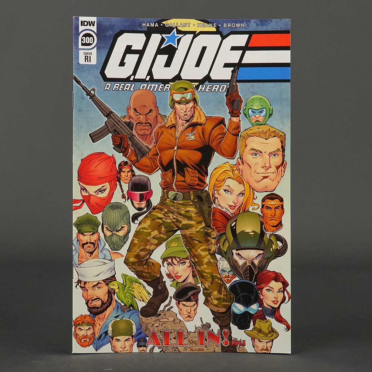 GI JOE Real American Hero #300 Cvr E RI 1:10 IDW Comics 2022 300E (CA) Royle