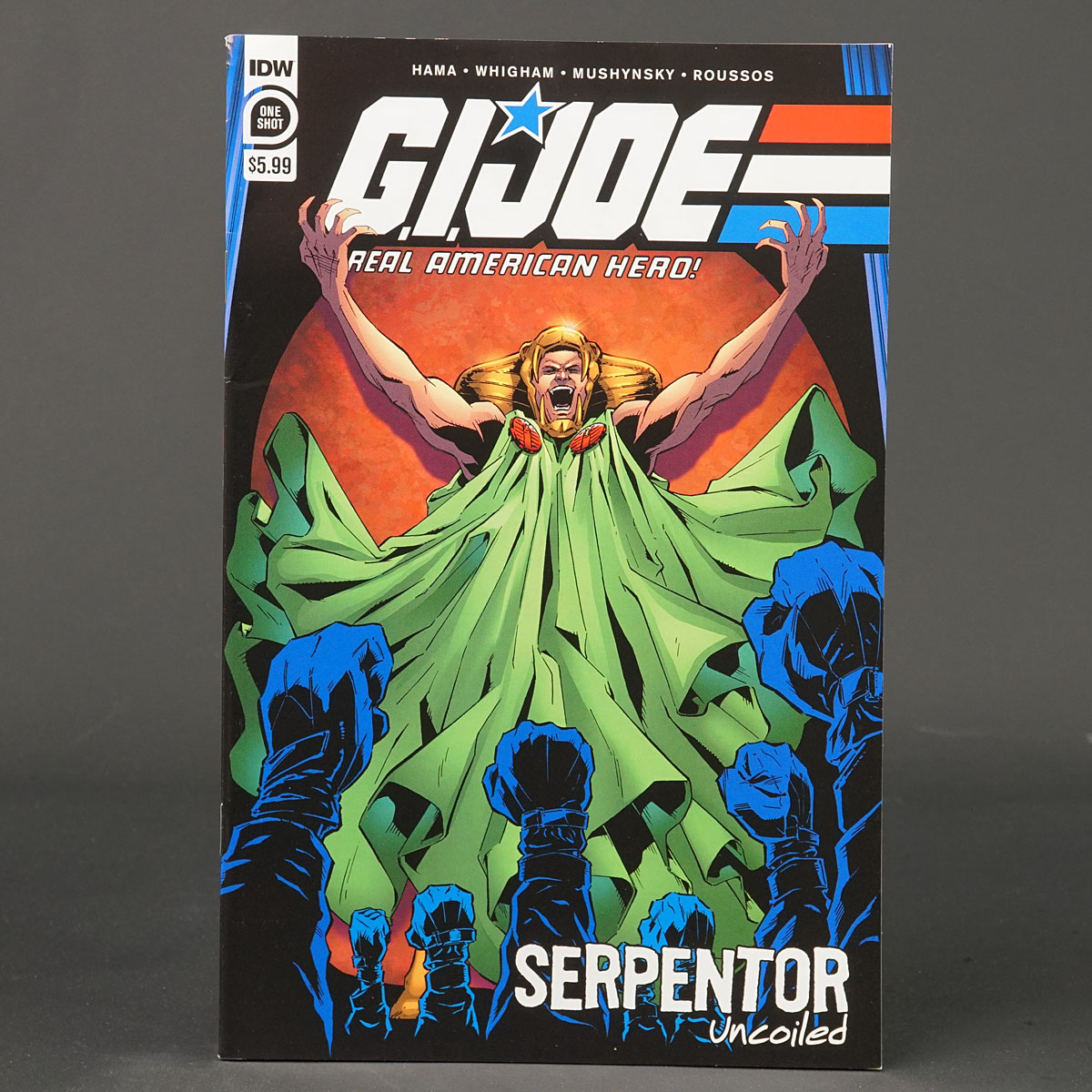 GI JOE Real American Hero SERPENTOR UNCOILED One-Shot IDW Comics 2021 231113