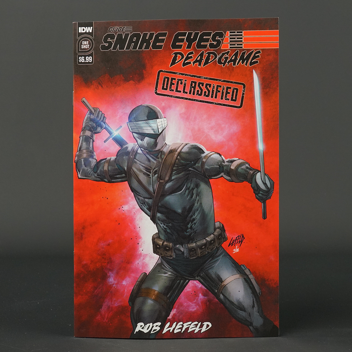 GI Joe Snake Eyes Deadgame DECLASSIFIED IDW Comics 2021 AUG210550 (CA) Liefeld