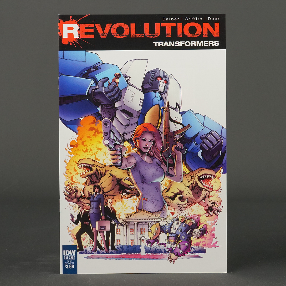 REVOLUTION TRANSFORMERS ONE-SHOT Sub Cover IDW Comics 2016 (CA) Griffith 230124