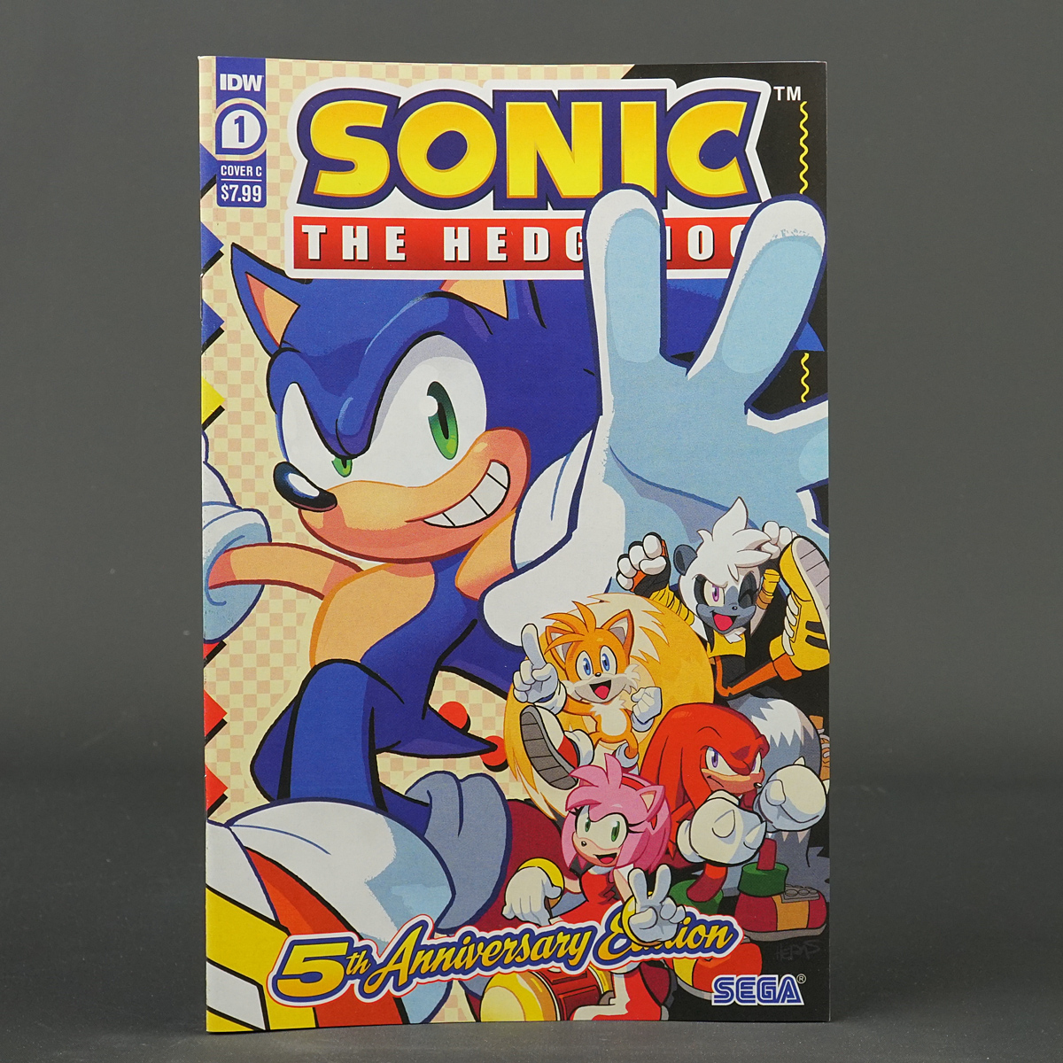 SONIC THE HEDGEHOG #1 5th Anniversary Cvr C IDW Comics JAN231613 1C (CA) Herms