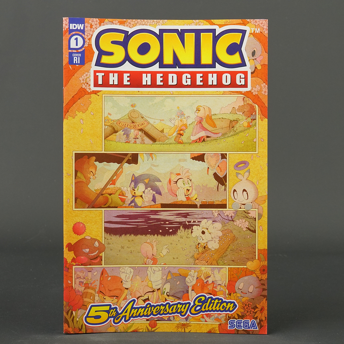 SONIC THE HEDGEHOG #1 5th Anniversary Cvr E 1:10 IDW Comics JAN231615 1E Thomas