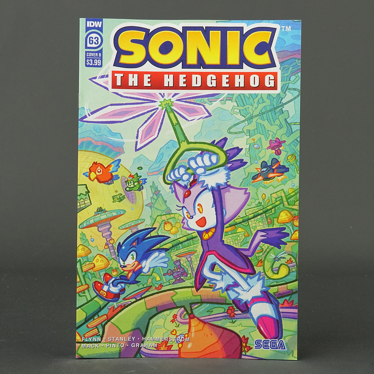 SONIC THE HEDGEHOG #63 Cvr B IDW Comics 2023 MAY231370 63B (CA) Graham