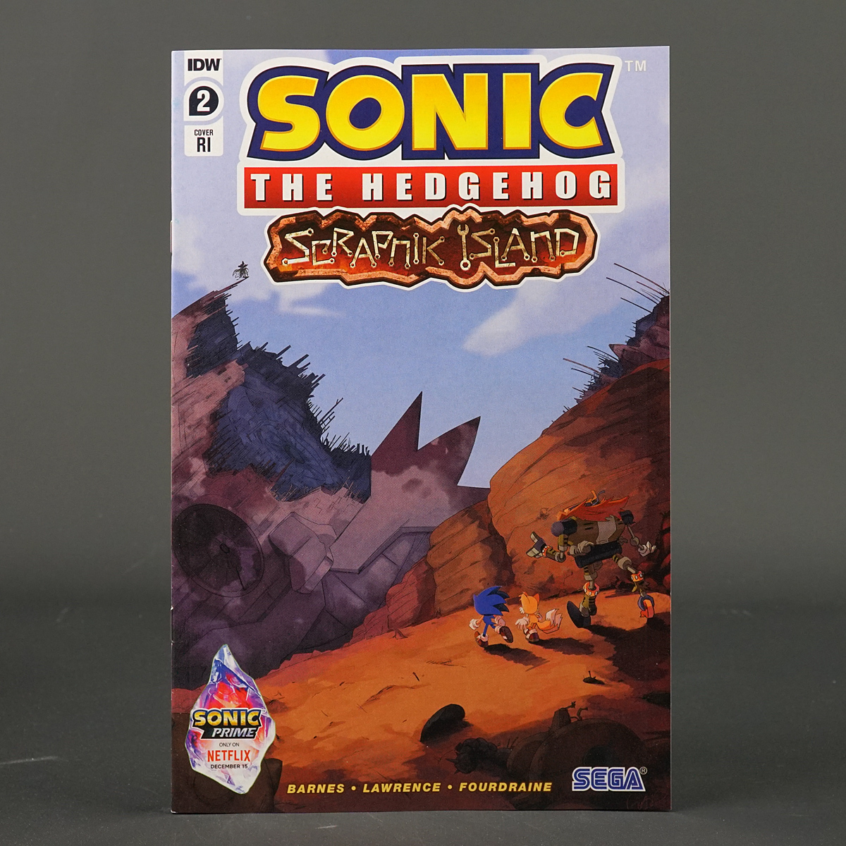 SONIC THE HEDGEHOG SCRAPNIK ISLAND #2 RI 1:10 IDW Comics 2022 SEP221709 2RI C