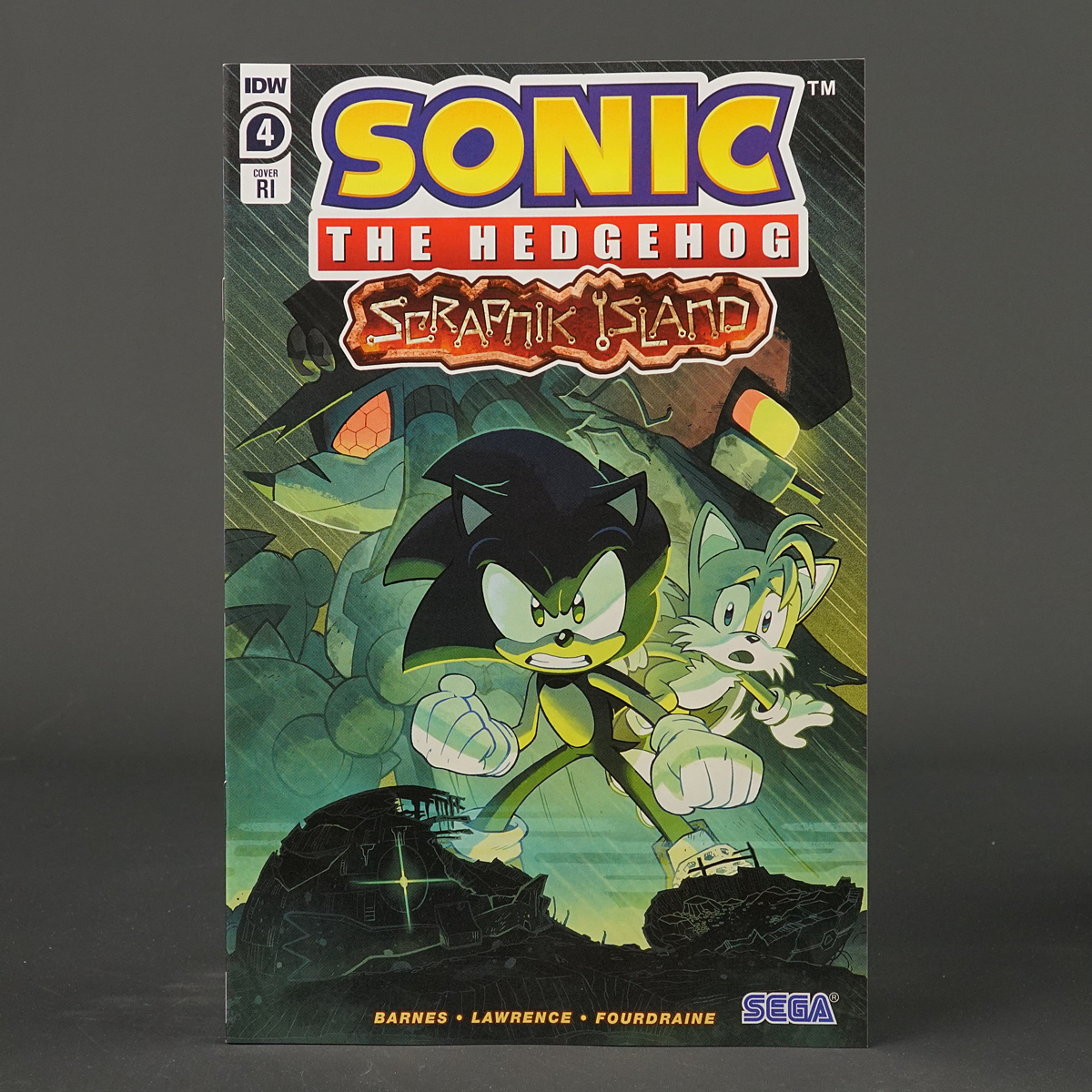 SONIC THE HEDGEHOG SCRAPNIK ISLAND #4 RI 1:10 IDW Comics NOV221601 4RI 230117