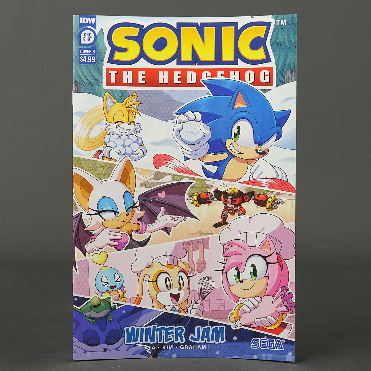 Sonic The Hedgehog WINTER JAM Cvr B IDW Comics 2023 SEP231276 (CA) Oz (A) Kim (W) Various