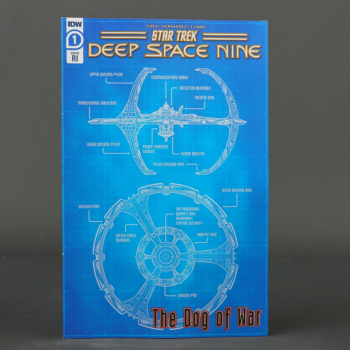Star Trek Deep Space Nine DOG WAR #1 Cvr E 1:25 IDW Comics 2023 JAN231628 1E