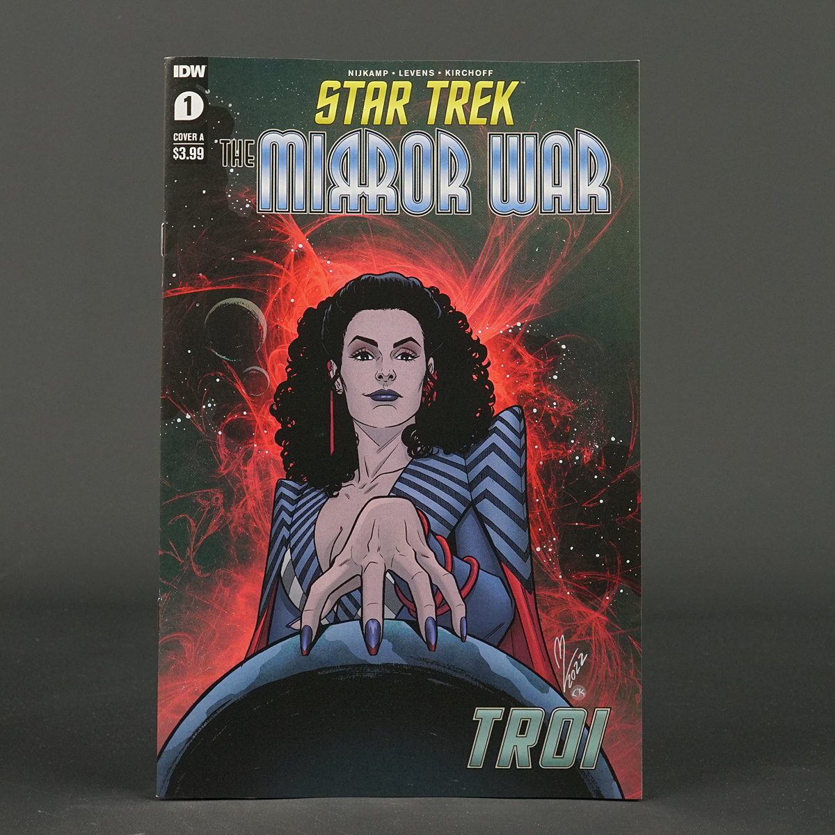Star Trek MIRROR WAR TROI #1 Cvr A IDW Comics 2022 JUL221636 1A (CA) Levens