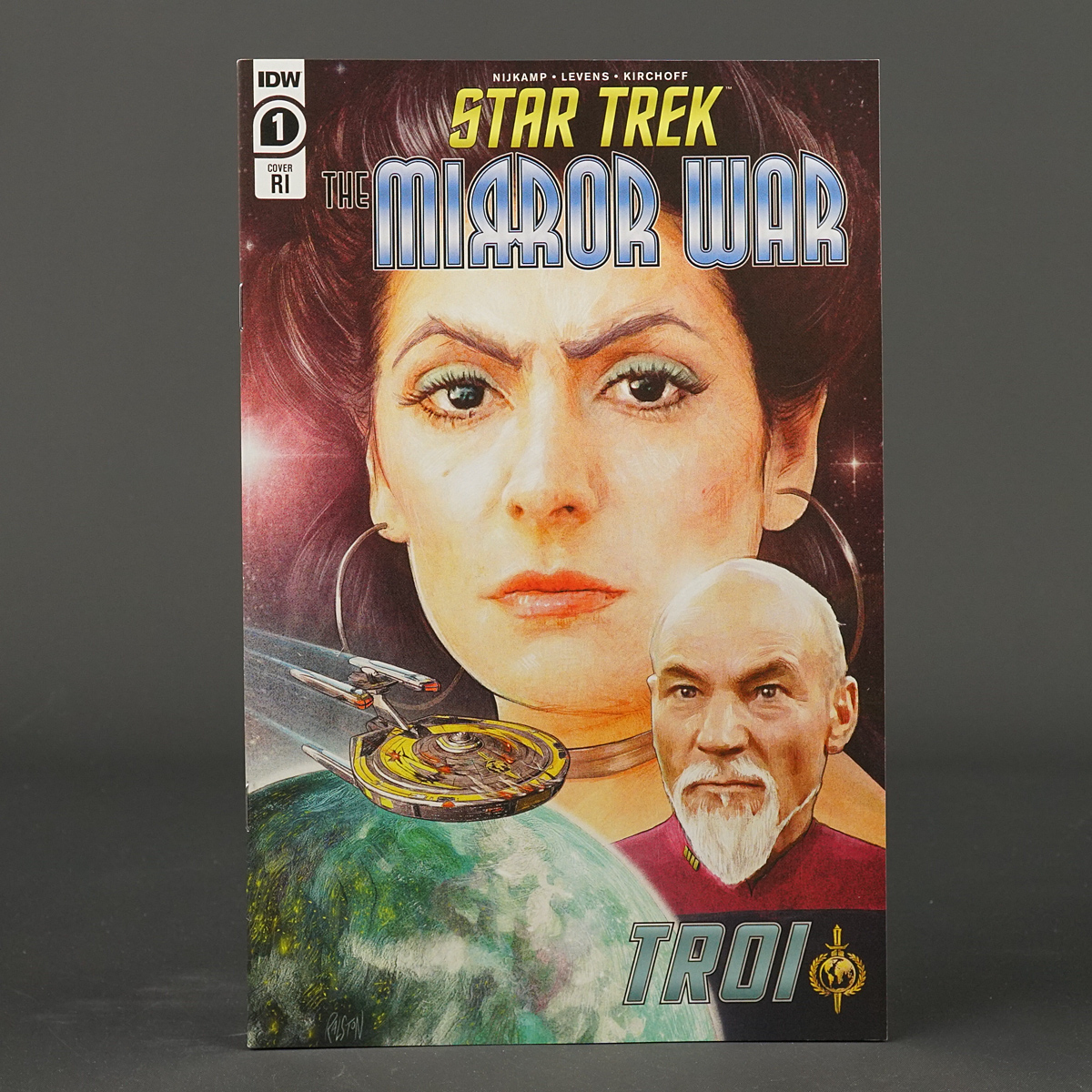 Star Trek MIRROR WAR TROI #1 RI 1:15 IDW Comics 2022 1RI (CA) Ralston 230124A