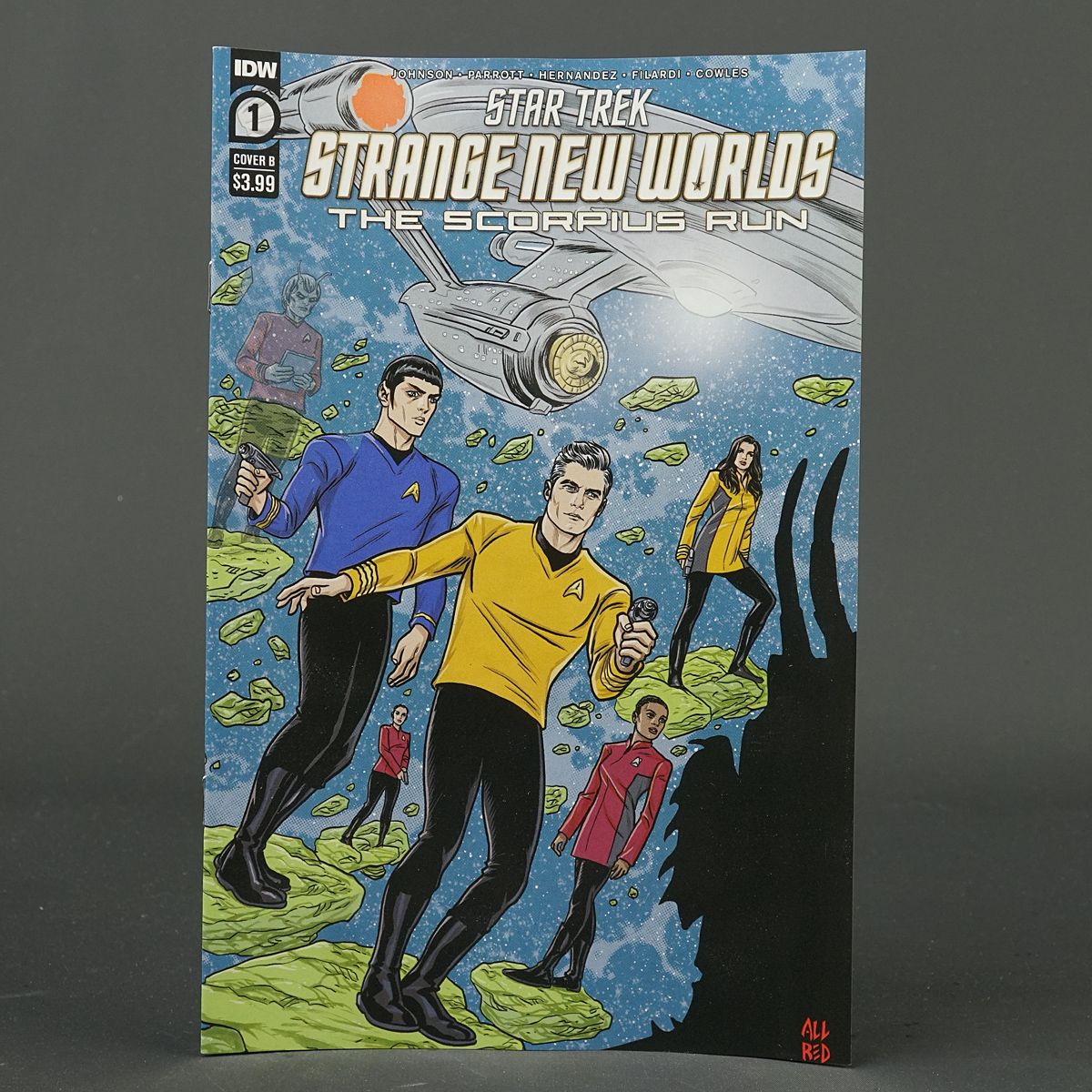 Star Trek Strange New Worlds SCORPIUS RUN #1 Cvr B IDW Comics 2023 JUN231471 1B (CA) Allred (A) Hernandez (W) Beyer + Johnson