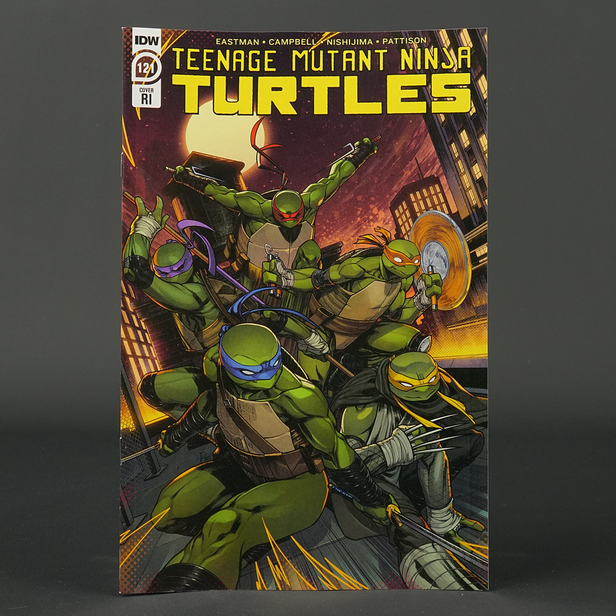 TMNT #121 RI 1:10 IDW Comics 2021 Ninja Turtles JUL210490 121RI (CA) Alleyne