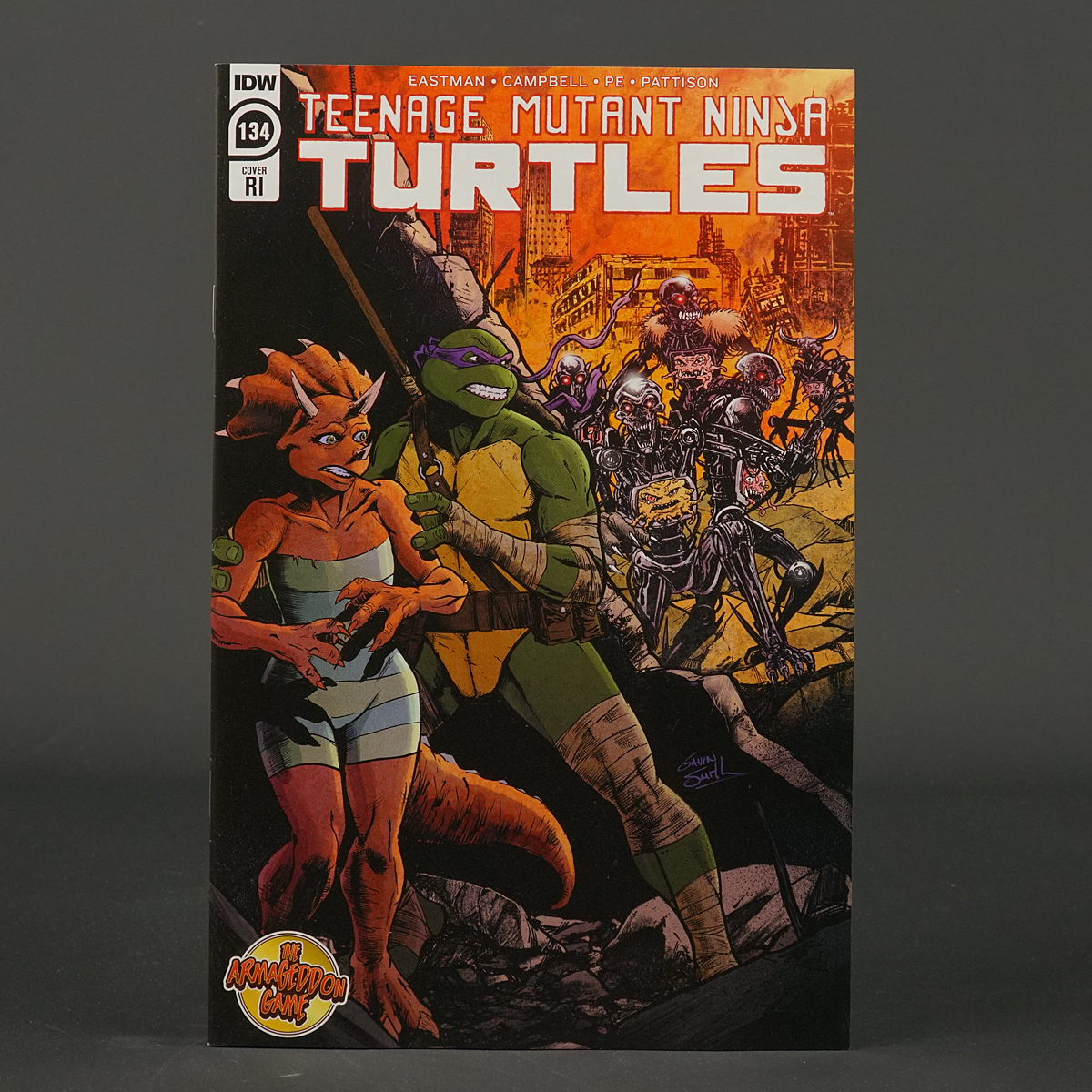 TMNT #134 RI 1:10 IDW Comics 2022 SEP221727 134RI Turtles Ongoing (CA) Smith