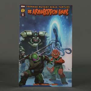 TMNT ARMAGEDDON GAME #2 RI 1:10 IDW Comics 2022 JUL221648 2RI (CA) Qualano