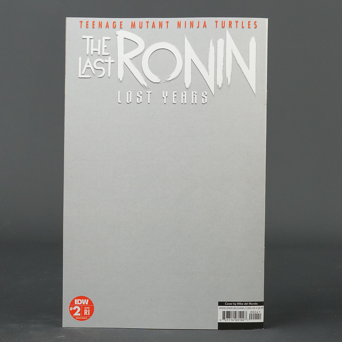 TMNT Last Ronin LOST YEARS #2 Cvr E 1:50 RI IDW Comics DEC221450 2RI 2E (CA) Del Mundo