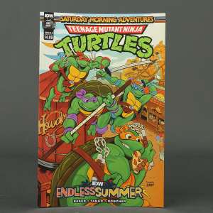 Visit shop.seibertron.com to buy "TMNT Saturday Morning Adv ENDLESS SUMMER Cvr A IDW Comics 2023 JUN231427 Tango"