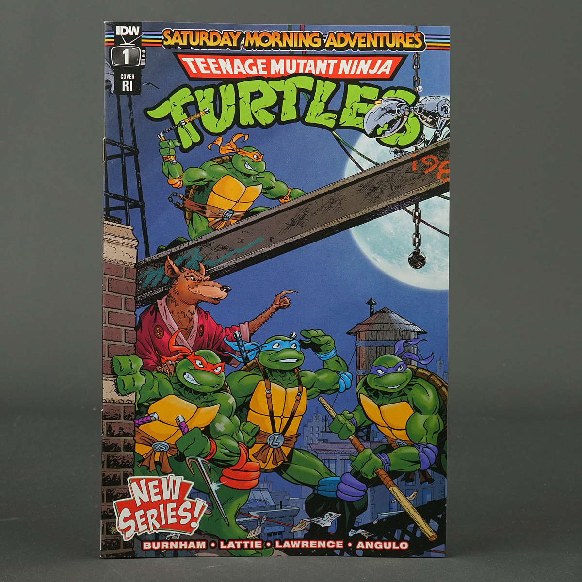 TMNT Saturday Morning Adv #1 Cvr D RI 1:10 IDW Comics 2023 1D 1RI (CA) Dooney