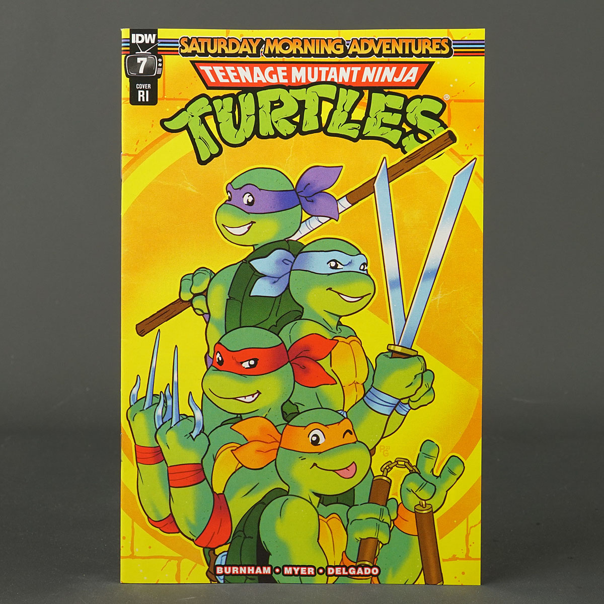 TMNT Saturday Morning Adv #7 Cvr D 1:10 IDW Comics SEP231299 7D (CA) Ganucheau