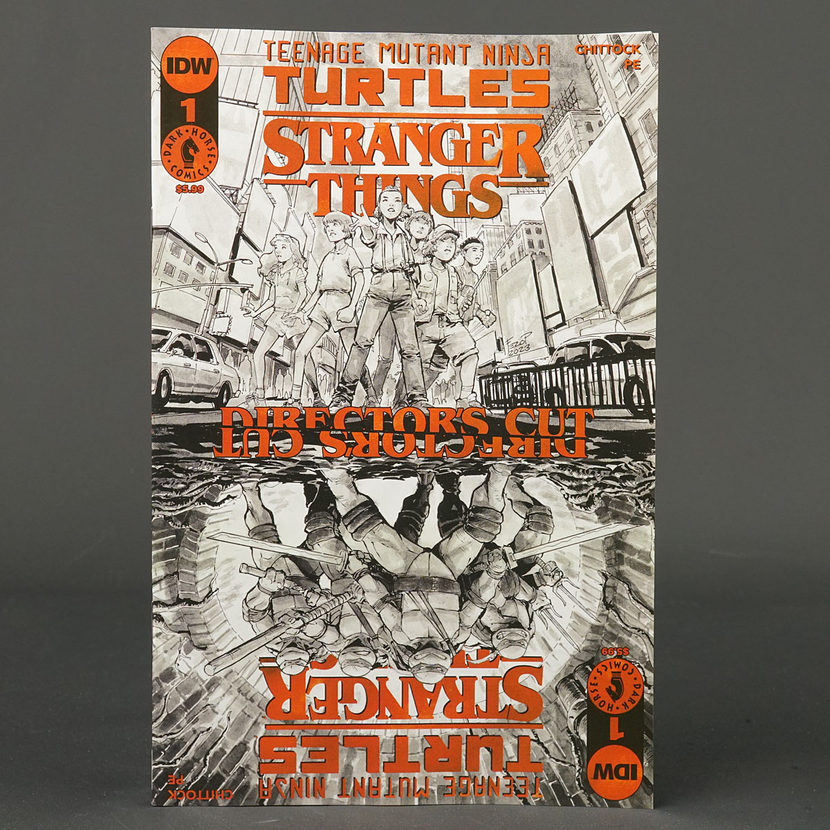 TMNT X STRANGER THINGS #1 Directors Cut IDW Comics SEP231321 (CA) Pe (W)Chittock