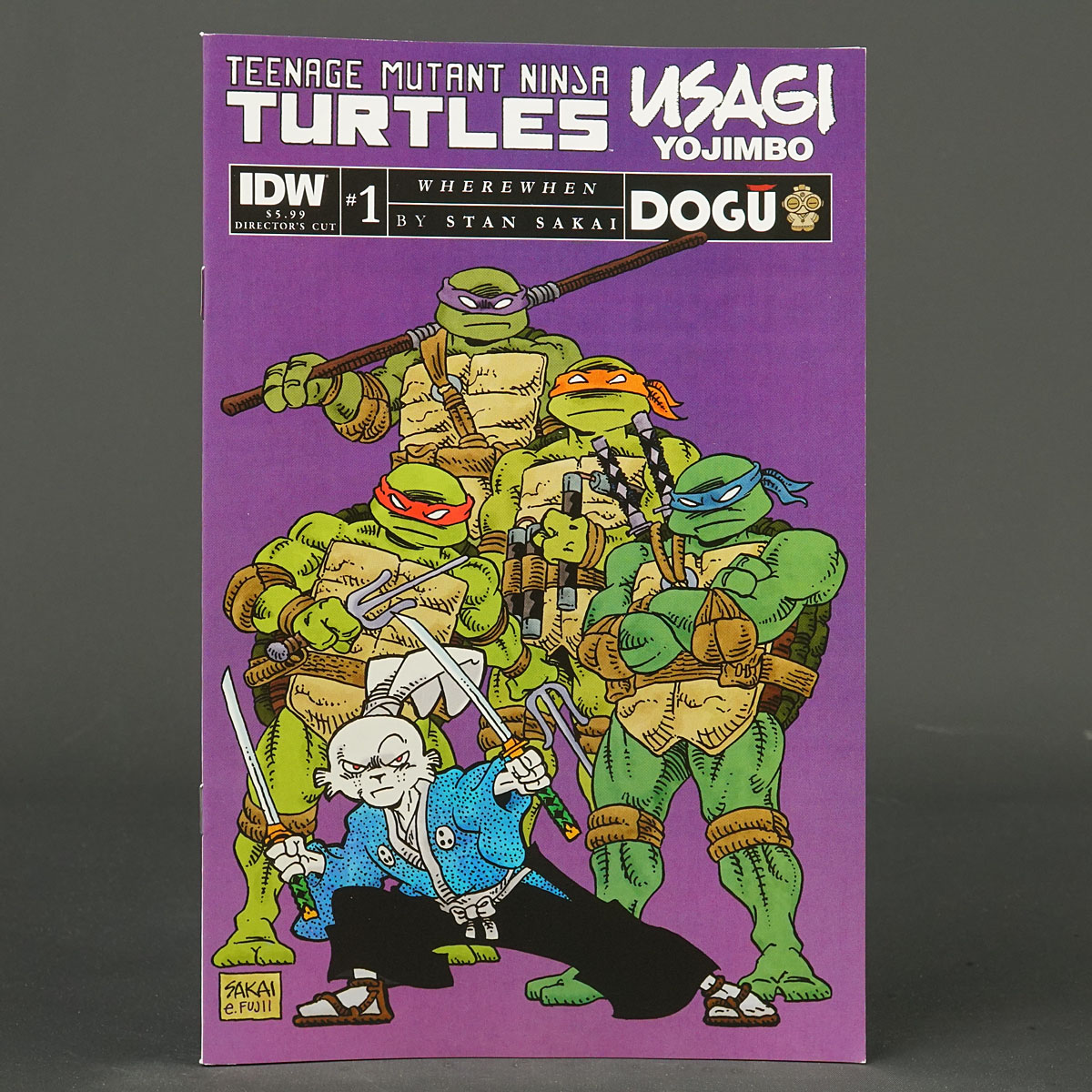 TMNT + USAGI YOJIMBO WHEREWHEN #1 Director's Cut IDW Comics 2023 AUG231438